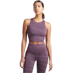 Athleta Conscious Crop Cascadia‎ Violet Space Dye Small